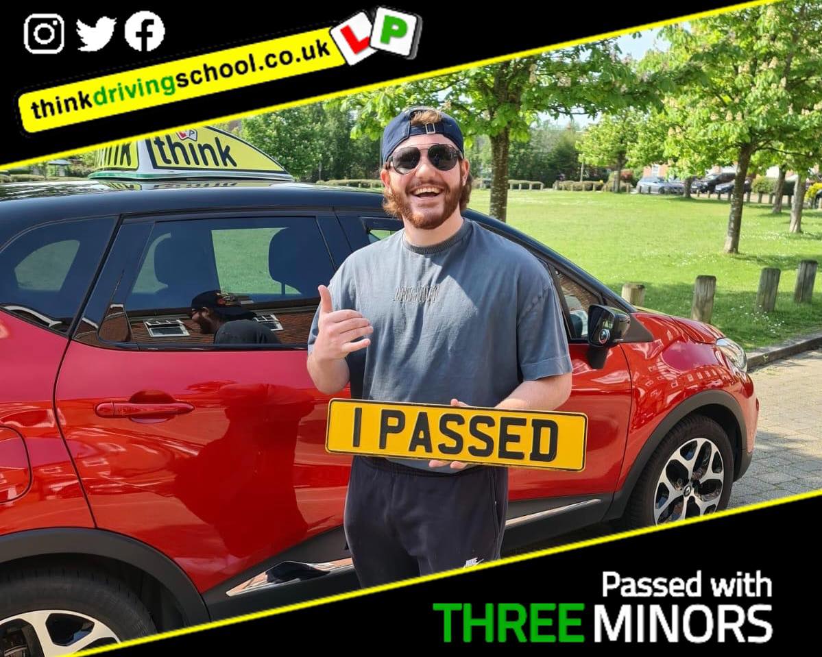 Passed with think driving school May 2023 and left this 5 star review