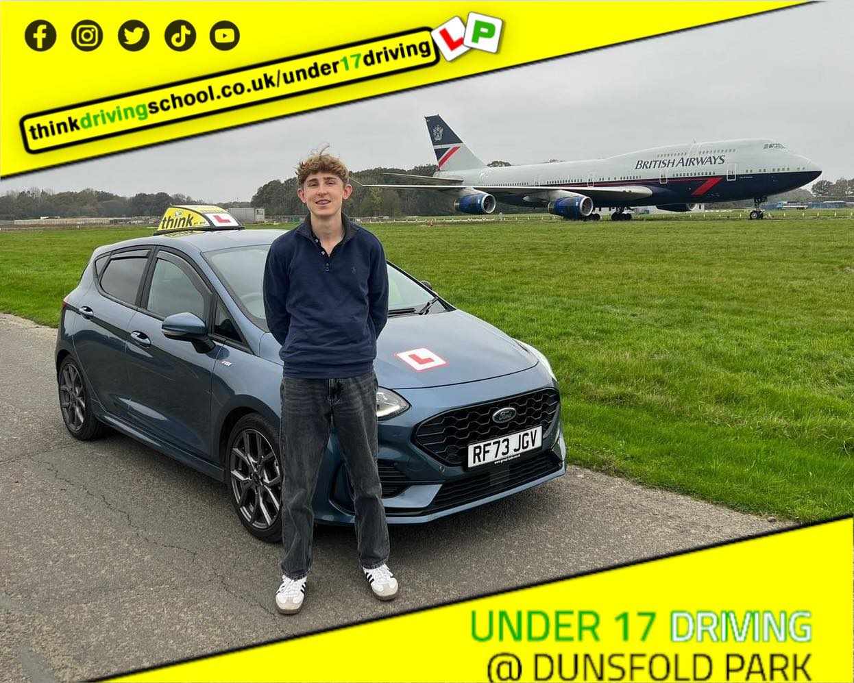 Passed with think driving school November 2024 and left this 5 star review