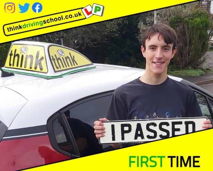 Dan Passed with driving instructor MArk Hurdle from Alton 