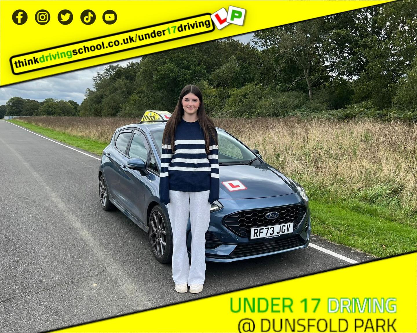 Passed with think driving school September 2024 and left this 5 star review