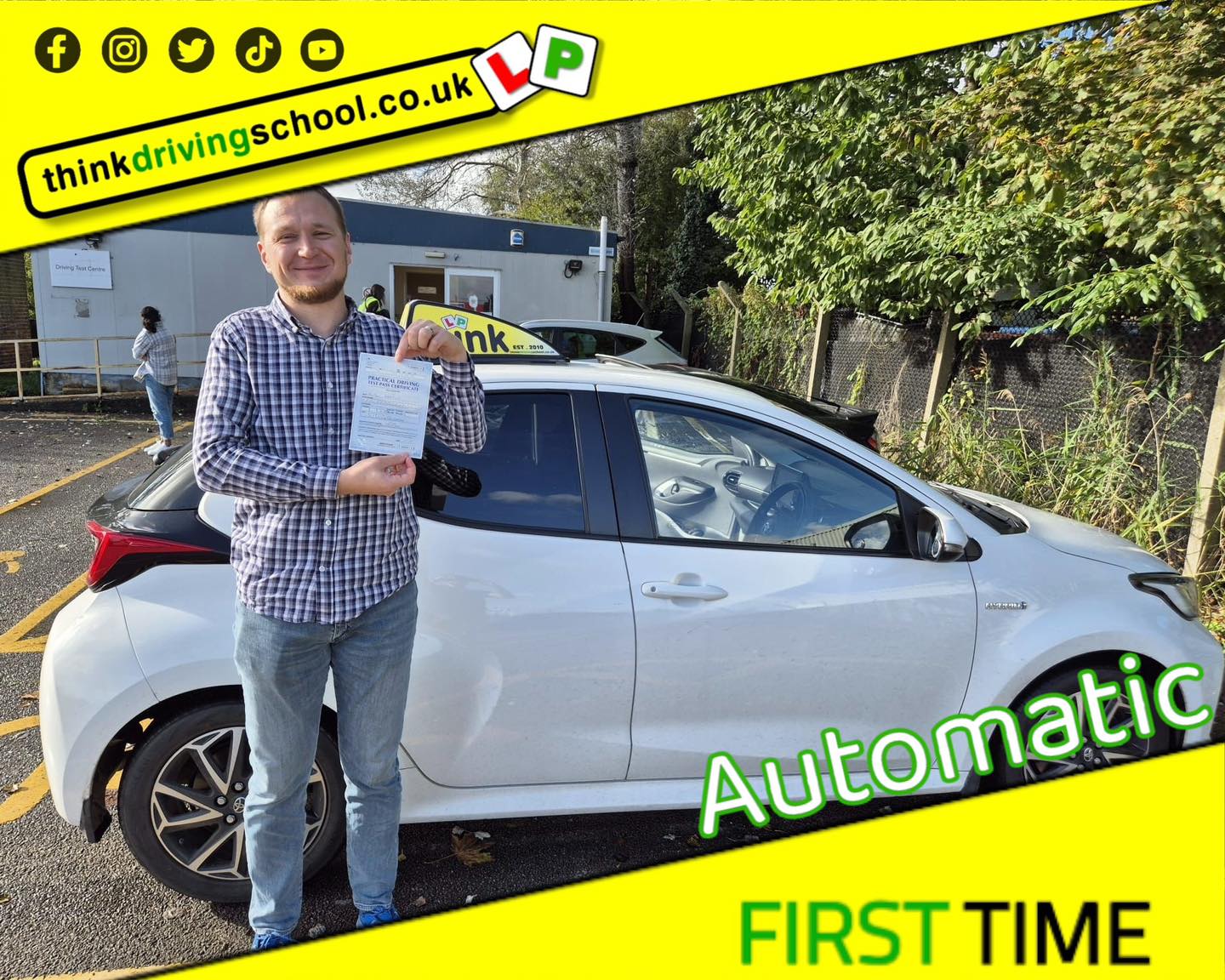 Passed with think driving school September 2024 and left this 5 star review