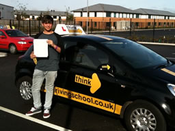 billy aldershot  happy with think driving school