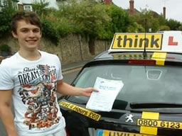 Jack guildford happy with think driving school