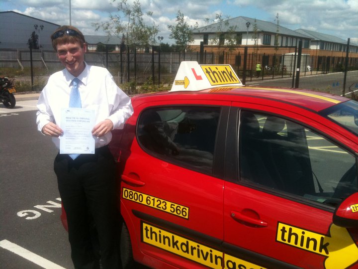 Jack guildford happy with think driving school