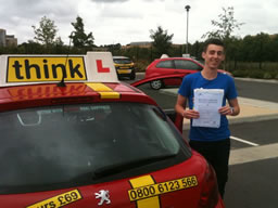 Jack guildford happy with think driving school