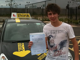 Jack guildford happy with think driving school