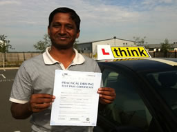 Jack guildford happy with think driving school