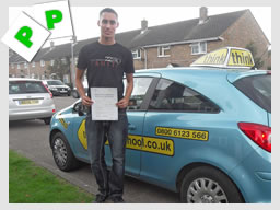  jon from whitehill passed first time with rob evamy