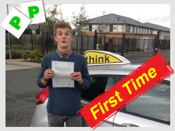 nikkita from aldershot passed first time with stuart from think driving school