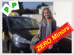 edith from liphook passed with think driving school and zero minors