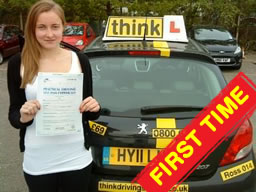 Jessica bracknell happy driving school lesson learner