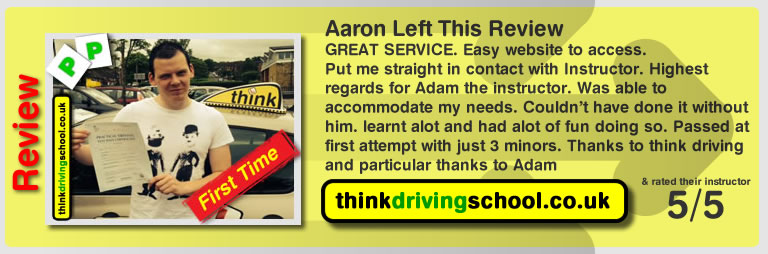 Left this review after he passed with adam iliffe driving instructor in high wycombe