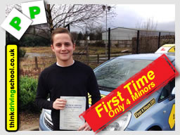 happy think driving school learner from guildford