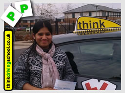 passed with think driving school bracknell