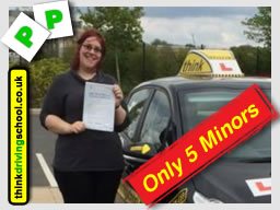 passed with think driving school trailer lessons