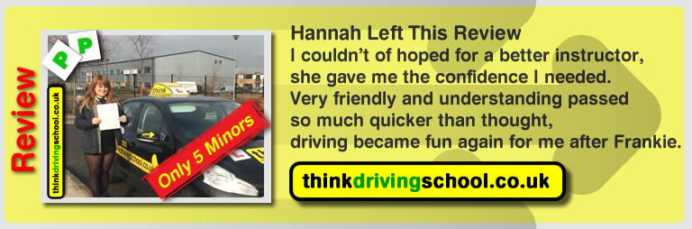 great 5 star review of driving instructor frances blatch from aldershot