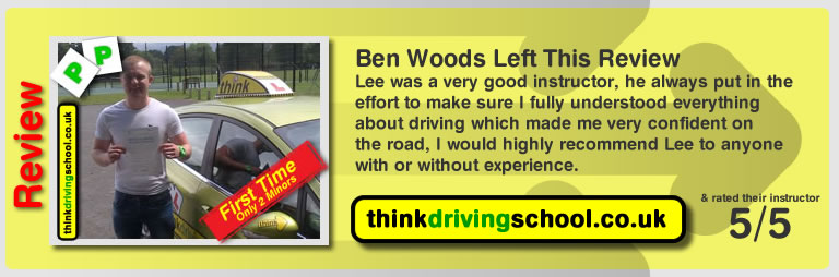 Driving instructors high wycombe Aaron passed and left this review 
