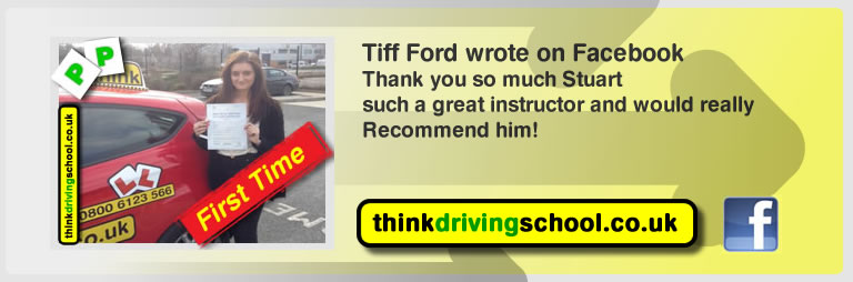tiff ford left this awesome review of stuart webb of aldershot driving school