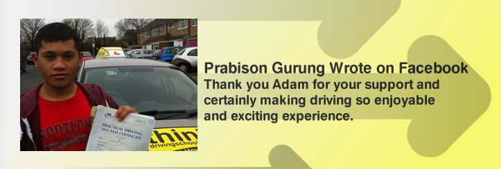 Think Drivng School Review 5 out of 5 5 star adam iliffe