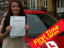 Dana from guildford passed with clive tester after not many driving lessons