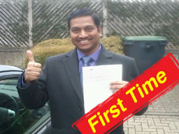 satya passed in chertsey after drivng lessons with jamie cole ADI