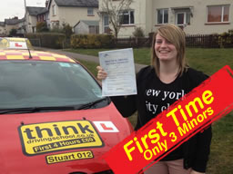 Zoe nolan from pinner passed after drivng lessons with paul fowler