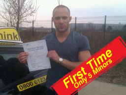 Ronnie from farnborough passed with think driving instructor allan bushell