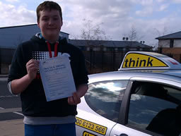 bront passed with think driving school