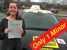 Beacky from Lindford Passed after driving lessons from think drivnig school