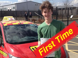 sam from farnham passed with think driving school