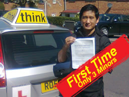 Dave passed after drivng lessons in farnborough with martin hurley