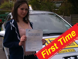 katie from camberley passed after drivng lessons with adam iliffe