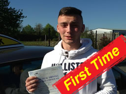 aaron from hawley passed with Adam  @ think driving school