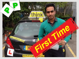 abdul passed with drivng instructor ross dunton