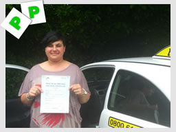Well Done to Meghan from Whitehill who passed her driving test today with wendy@think, FIRST TIME with only 5 minors!!