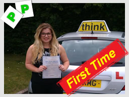 WELL DONE Kirstin Rawlings from Holybourne passed FIRST TIME with Clare Ratcliff from Alton