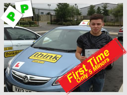 theo passed after driving lessons in farnborough with pete labrum