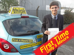 Jill from Petersfield Passed after driving lessons from think drivnig school wendy McLaren ADI