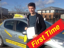 Jill from Petersfield Passed after driving lessons from think drivnig school wendy McLaren ADI