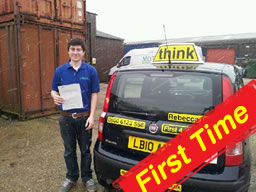 WELL DONE Kyle from Kingsley who passed today FIRST TIME with Rebecca