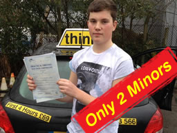 WELL DONE Nick from Guildford who passed today with Ross @ www.thinkdrivingschool.co.uk @ only 2 minors