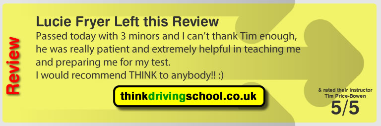 Passed with think driving school in November 2016