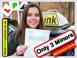 Passed with think driving school in December 2016