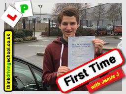 Passed with think driving school in February 2017