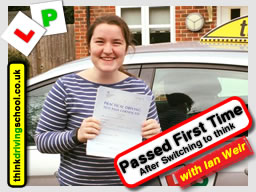 Chloe Passed with driving instructor ian weir from Alton 