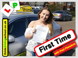 Passed with think driving school in April 2017 and left this review