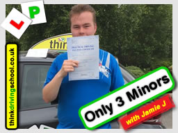 Passed with think driving school in May 2017 and left this review