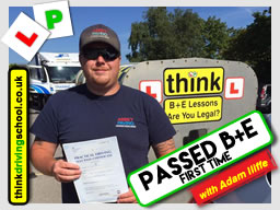 Passed with think driving school in July 2017 and left this review