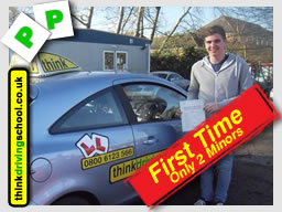 Charlie from Liphok passed with driving instructor Rob evamy First time 