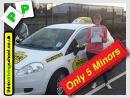magda passed with think driving school in woking after driving lessons with jan 